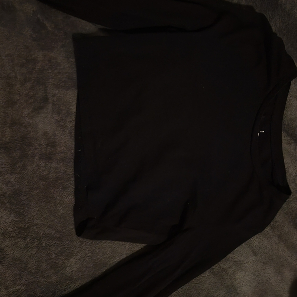 Black Long Sleeve Top
